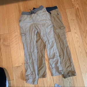 2 pairs Boys cargo pants size 5T